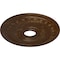 Ekena Millwork Munich Ceiling Medallion (Fits Canopies up to 5 5/8"), 17 1/2"OD x 3 5/8"ID x 1"P, Root Beer Crackle CM17MURBC - alternate 3